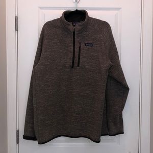Men’s Patagonia Brown quarter zip pullover jacket
